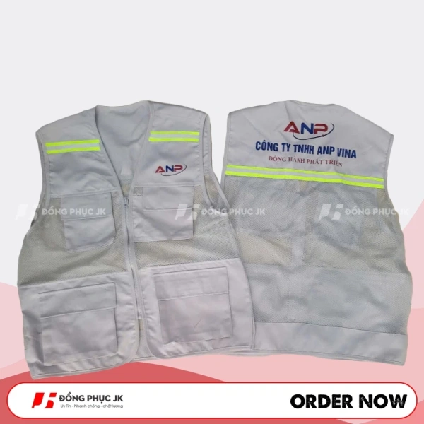 Sản phẩm Áo gile bảo hộ lao động, gile kaki phối lưới đáp ứng được đa số nhu cầu đã nêu ở trên. (Ảnh 2)