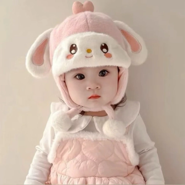 Đa phần các chiếc mũ len dành cho trẻ em được làm từ sợi len Acrylic hoặc Cotton pha. (Ảnh 2)