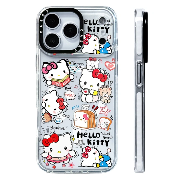 Ốp lưng Hello Kitty được thiết kế bằng công nghệ in màu chất lượng cao, cho phép hình ảnh Hello Kitty nổi bật trên nền trong suốt mà không bị mờ nhạt hay bong tróc sau thời gian sử dụng. (Ảnh 3)