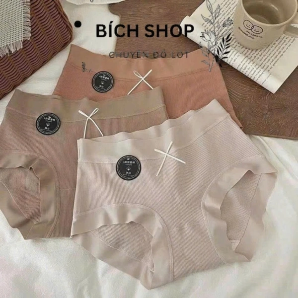 Quần lót nữ cotton tăm cạp và quần chip nơ co giãn: khám phá cảm giác thoải mái mà ít người chú ý - Ảnh 1