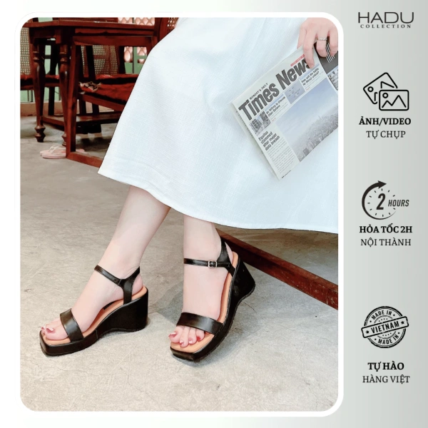Sandal đế xuồng êm mượt, đệm mút và da PU cao cấp: Khi sự mềm mại lại khiến bước chân bất ổn trên mặt trơn - Ảnh 2