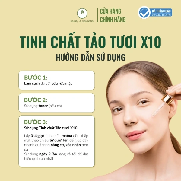 Trong số những lựa chọn trên thị trường, Serum Tinh Chất Tảo Tươi Olic Giúp Trẻ Hóa Làn Da, Ngăn Ngừa Lão Hóa Và Làm Mờ Vết Thâm Nám được đánh giá là một sản phẩm đáng cân nhắc. (Ảnh 4)