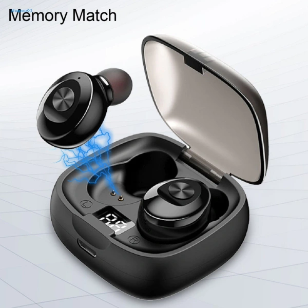 Chiếc Ky Tai nghe không dây Mini cho thể dục sử dụng chuẩn Bluetooth 5.0, hỗ trợ truyền tải âm thanh lossless ở khoảng cách 10 m. (Ảnh 2)