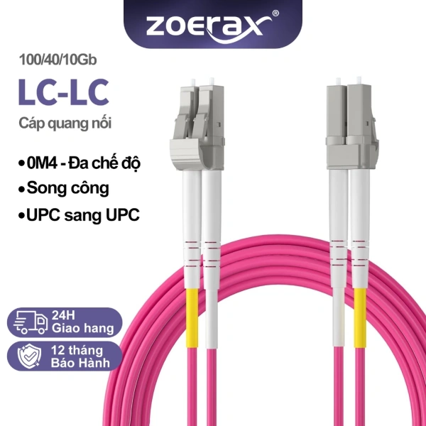 Tại sao cáp quang OM4 LC‑LC đôi lại mất tốc độ 10 Gb khi lắp trong ống LSZH? - Ảnh 1 Tại sao cáp quang OM4 LC‑LC đôi lại mất tốc độ 10 Gb khi lắp trong ống LSZH? - Ảnh 1