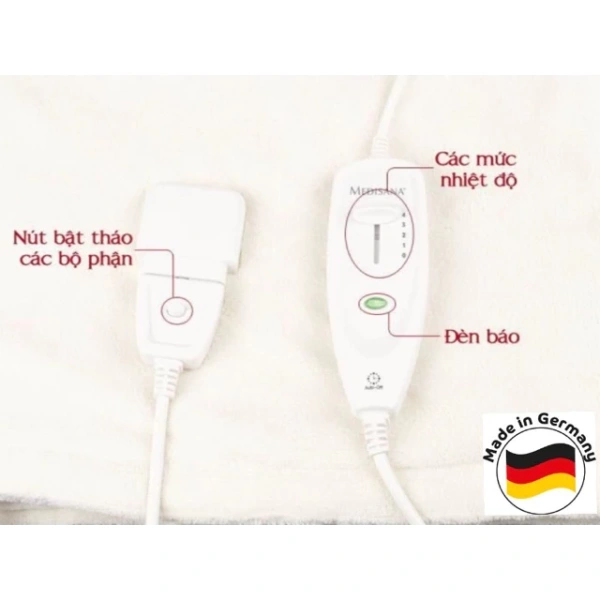 Đây là một lựa chọn đáng cân nhắc cho những ai muốn vừa có nguồn sưởi ấm hiệu quả, vừa muốn kiểm soát thời gian sử dụng để không làm gián đoạn giấc ngủ. (Ảnh 5)