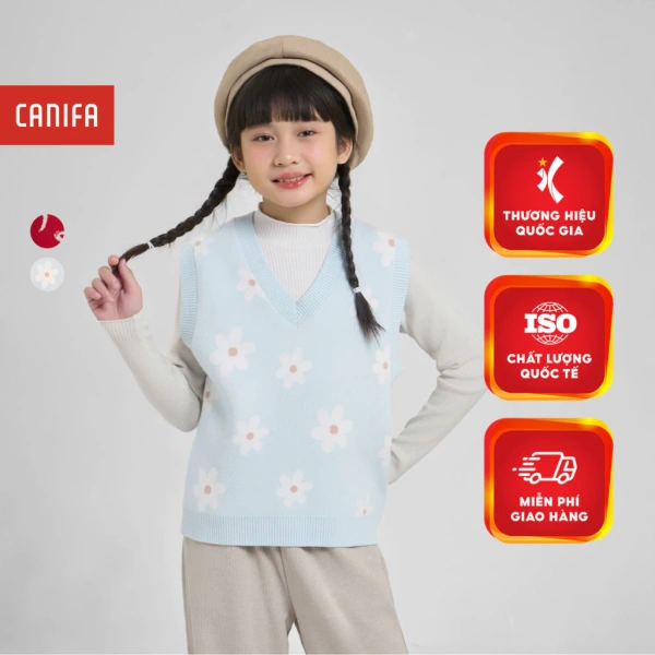 Áo gilet len không tay cho bé gái ấm áp nhưng lại khiến con khó di chuyển trong các hoạt động ngoài trời