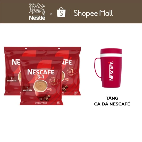Cà phê hòa tan 46 g, hương vị đậm nguyên bản khiến bữa sáng bận rộn bất ngờ trở nên thư giãn.