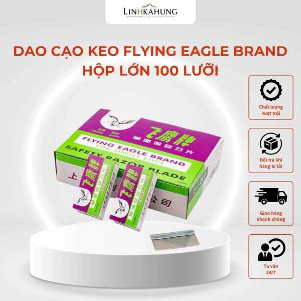 Hộp dao cạo keo 100 lưỡi: khi lưỡi mòn nhanh, việc đổi lưỡi lại trở thành yếu tố quyết định hiệu quả cạo.