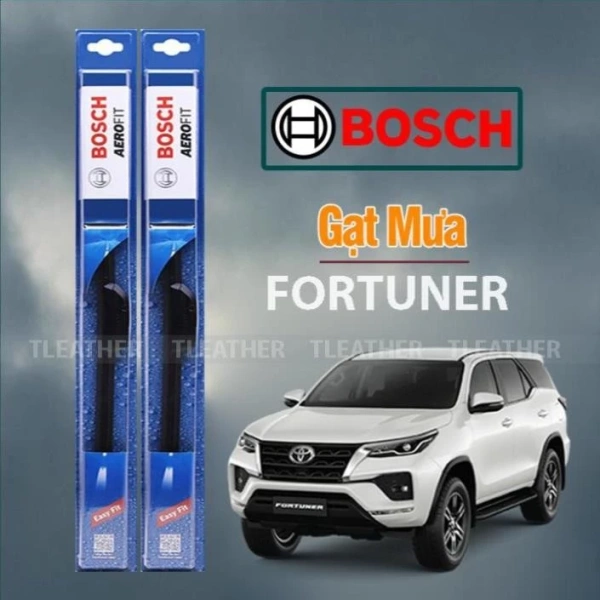 Mùa mưa kéo dài, sự khác biệt khi gạt mưa mềm lắp trên Toyota Fortuner khiến lái xe trở nên an tâm hơn