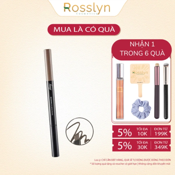Sắc nét ngay lập tức nhưng bền màu không như mong đợi: thực tế khi sử dụng bút chì kẻ chân mày hàng ngày