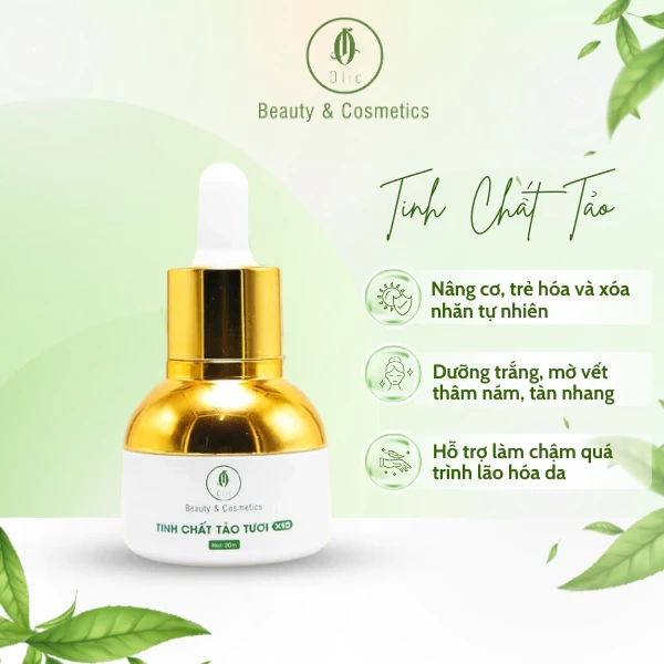 Serum tảo mang lại làn da trẻ hơn, nhưng sự kiên nhẫn mới quyết định hiệu quả ngăn lão hoá