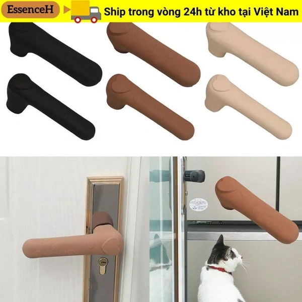 Tay nắm cửa silicon chống trơn trượt: khi một chi tiết nhỏ ngăn ngừa vụt tay trong ngày mưa.