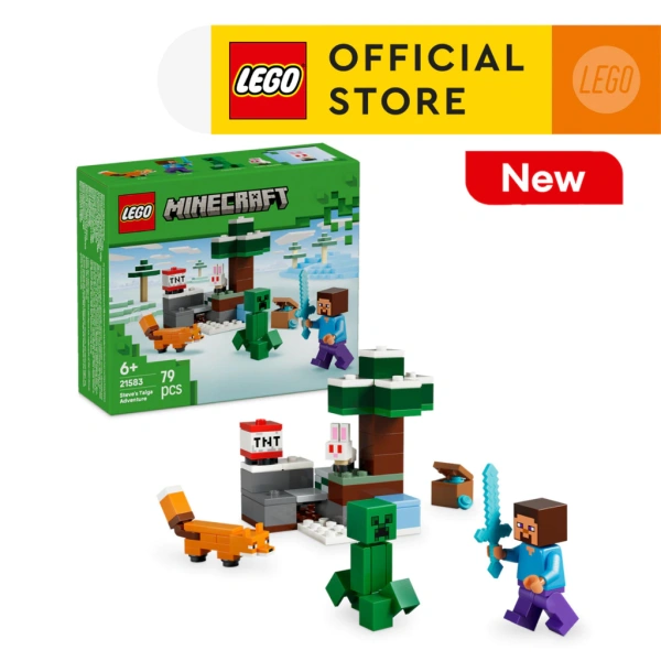 Xây rừng Taiga trong bộ LEGO Minecraft: kỳ vọng nhanh chóng, thực tế lắp ráp đòi hỏi kiên nhẫn hơn