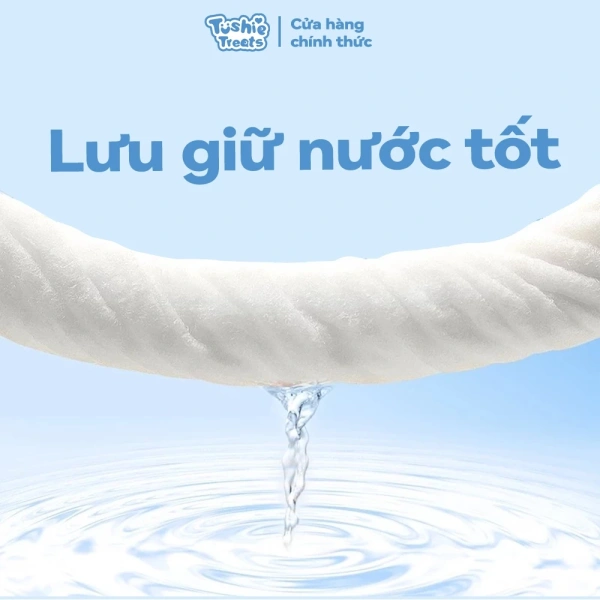 Được sản xuất với hơn 99% nước tinh khiết và không chứa chất huỳnh quang, không parabens, Tushie Treats phù hợp cho da bé từ sơ sinh đến trẻ nhỏ. (Ảnh 4)
