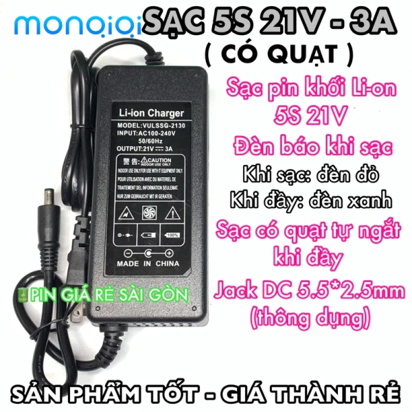 Tự ngắt của quạt tản nhiệt trong bộ sạc Li‑ion 5S 21V 3A thực sự bảo vệ khỏi quá nhiệt? - Ảnh 1