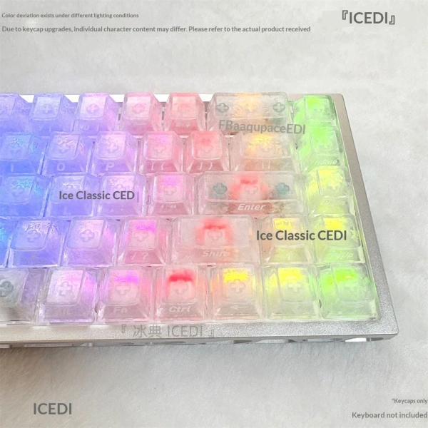 Một ví dụ thực tế là Bộ Keycap Rằn Ri Ice Classic PBT Keycap Set của KCRAFT – World of keycaps. (Ảnh 5)