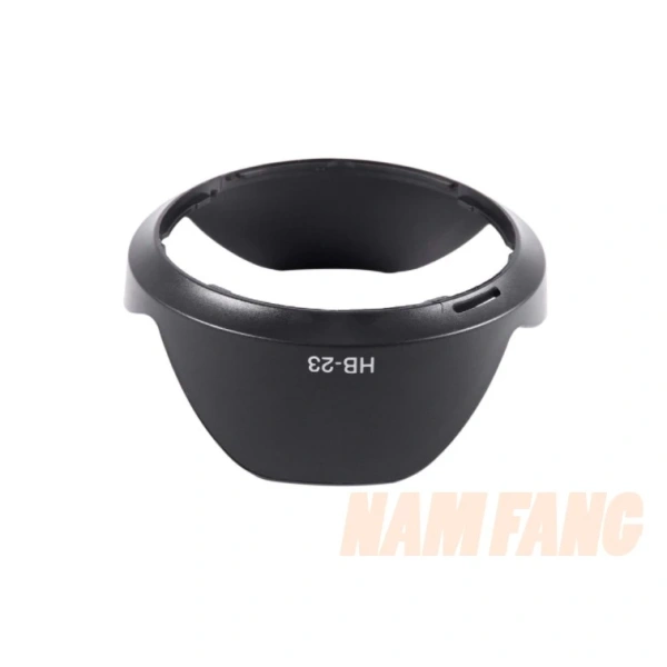 Lens hood HB‑23 được thiết kế đặc biệt cho một loạt ống kính Nikon phổ biến như AF‑S DX NIKKOR 10‑24mm f/3.5‑4.5G ED, NIKKOR 12‑24mm f/4G, AF‑S NIKKOR 17‑35mm f/2.8D và 18‑35mm f/3.5‑4.5 D‑AF. (Ảnh 3) Lens hood HB‑23 được thiết kế đặc biệt cho một loạt ống kính Nikon phổ biến như AF‑S DX NIKKOR 10‑24mm f/3.5‑4.5G ED, NIKKOR 12‑24mm f/4G, AF‑S NIKKOR 17‑35mm f/2.8D và 18‑35mm f/3.5‑4.5 D‑AF. (Ảnh 3)