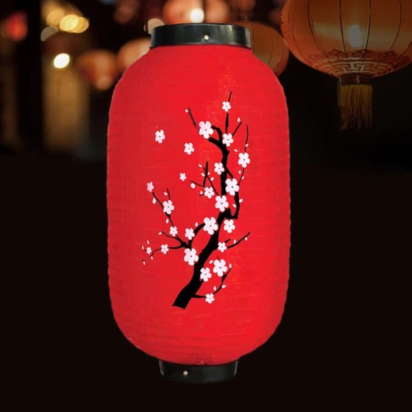 Đèn lồng hoa đào không chỉ là một vật trang trí mà còn là “công cụ chiếu sáng” mini trong không gian gia đình. (Ảnh 3) Đèn lồng hoa đào không chỉ là một vật trang trí mà còn là “công cụ chiếu sáng” mini trong không gian gia đình. (Ảnh 3)