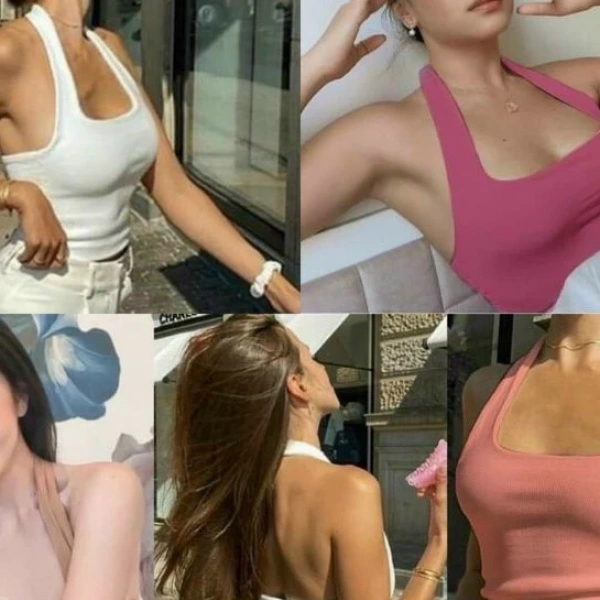 Áo crop top ngắn có vòng cổ: Khi cảm giác thoải mái ban đầu gặp khó khăn khi ngồi lâu và di chuyển. - Ảnh 5
