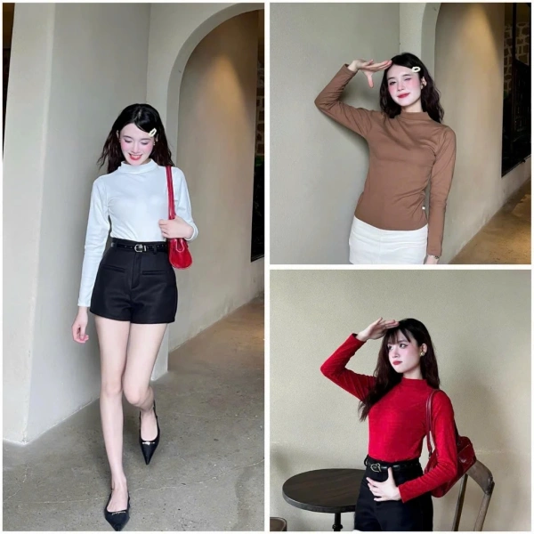 Đối với những ngày gió mạnh, việc mặc mũ len hoặc khăn quàng cổ phối hợp cùng áo ôm body sẽ tối đa hoá khả năng giữ nhiệt. (Ảnh 3) Đối với những ngày gió mạnh, việc mặc mũ len hoặc khăn quàng cổ phối hợp cùng áo ôm body sẽ tối đa hoá khả năng giữ nhiệt. (Ảnh 3)