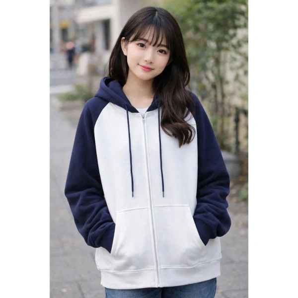 Áo khoác hoodie zip nam nữ form rộng mùa thu‑đông: Khi phong cách thời trang làm khó việc chọn size phù hợp - Ảnh 5