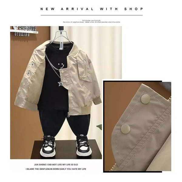 Áo khoác nhẹ cho bé trai mùa thu: Khi thiết kế slim fit khiến bé gặp khó khăn di chuyển trên phố - Ảnh 4