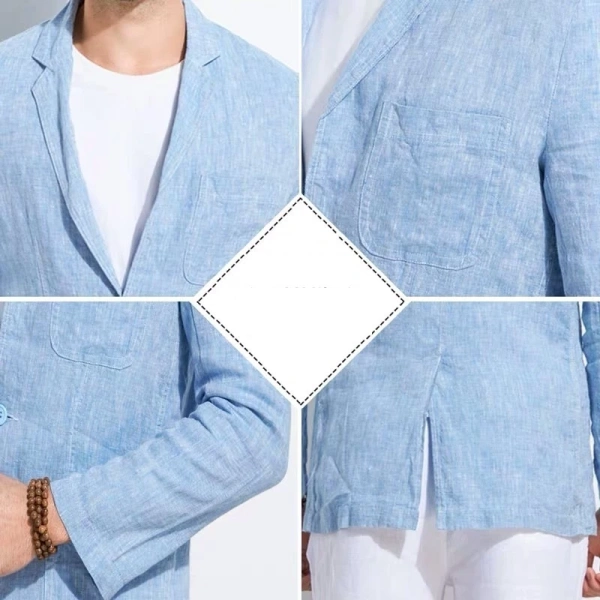 Áo vest linen thường có form suông, vì vậy việc chọn kích cỡ phù hợp là quan trọng. (Ảnh 3) Áo vest linen thường có form suông, vì vậy việc chọn kích cỡ phù hợp là quan trọng. (Ảnh 3)