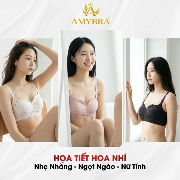 Áo lót cotton họa tiết hoa nhí mỏng nhẹ: Khi trải nghiệm thoáng khí làm tan biến nỗi lo áo gọng - Ảnh 3 Áo lót cotton họa tiết hoa nhí mỏng nhẹ: Khi trải nghiệm thoáng khí làm tan biến nỗi lo áo gọng - Ảnh 3