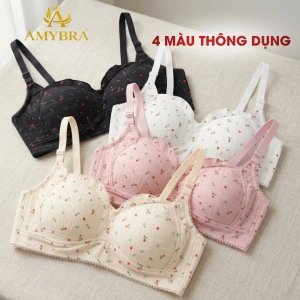 Đối với những ai đang tìm kiếm một giải pháp thoáng khí, nhẹ nhàng và đồng thời mang lại cảm giác nâng tự nhiên, Áo Ngực Nữ Cotton Họa Tiết Hoa Nhí Viền Nhún, Áo Lót Không Gọng Mút Mỏng Thoáng Khí AMYBRA A739 là một trong những sản phẩm đáng cân nhắc. (Ảnh 5) Đối với những ai đang tìm kiếm một giải pháp thoáng khí, nhẹ nhàng và đồng thời mang lại cảm giác nâng tự nhiên, Áo Ngực Nữ Cotton Họa Tiết Hoa Nhí Viền Nhún, Áo Lót Không Gọng Mút Mỏng Thoáng Khí AMYBRA A739 là một trong những sản phẩm đáng cân nhắc. (Ảnh 5)
