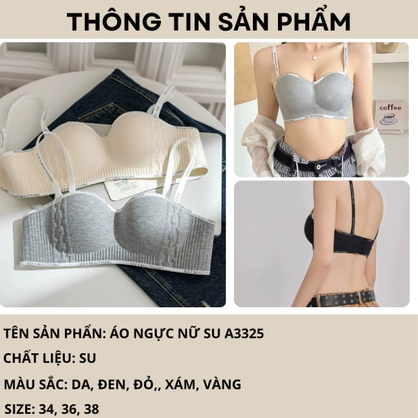 Áo lót không gọng thường dựa vào chất liệu vải co giãn và lớp đệm mút dày để tạo cảm giác “nâng” mà không cần khung gọng kim loại hoặc nhựa. (Ảnh 2) Áo lót không gọng thường dựa vào chất liệu vải co giãn và lớp đệm mút dày để tạo cảm giác “nâng” mà không cần khung gọng kim loại hoặc nhựa. (Ảnh 2)