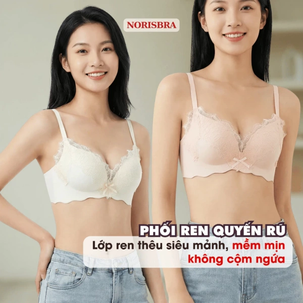 Thiết kế cúp gom tâm giúp kéo hai bầu ngực lại gần nhau, tạo khe sâu và làm tăng tính thẩm mỹ khi mặc váy khoét sâu. (Ảnh 2) Thiết kế cúp gom tâm giúp kéo hai bầu ngực lại gần nhau, tạo khe sâu và làm tăng tính thẩm mỹ khi mặc váy khoét sâu. (Ảnh 2)