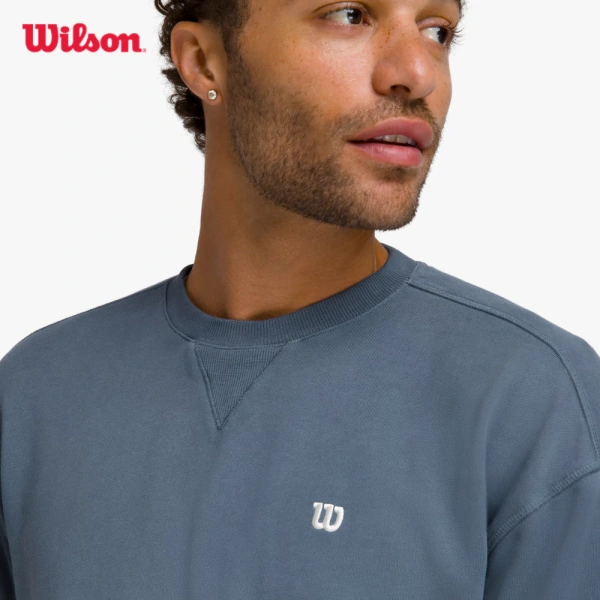 Wilson Parkside Crew Sweatshirt Áo Nỉ Thể Thao Nam WM00108511 là một ví dụ điển hình của áo nỉ French Terry hiện đại. (Ảnh 4)