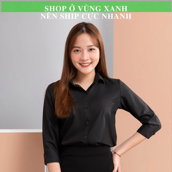 Áo sơ mi basic tay dài màu đen dáng suông: Khi vẻ giản dị lại khiến cổ tay cảm thấy ép chặt sau cả ngày - Ảnh 1