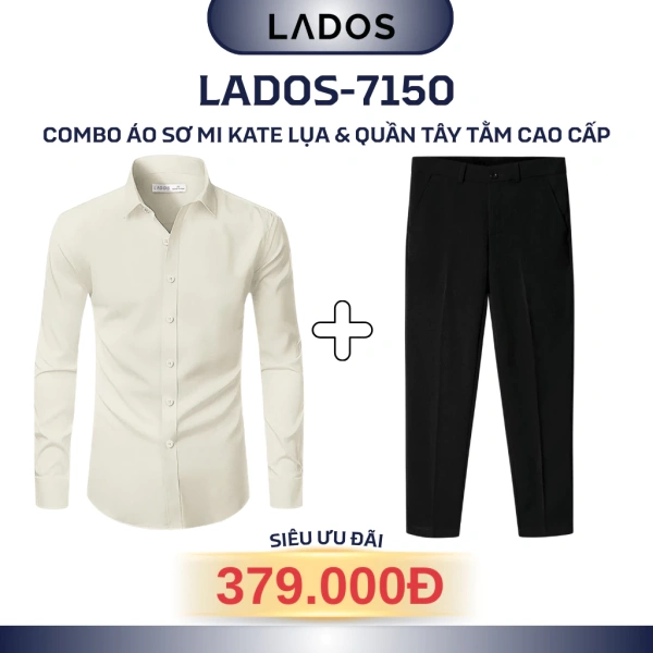 Với những yếu tố đã đề cập, nếu bạn đang tìm kiếm một set áo sơ mi dài tay kate lụa và quần tây âu phục nam vừa sang trọng vừa thoải mái, Combo áo sơ mi dài tay Kate lụa và quần tây âu phục nam LADOS-7150 là một lựa chọn đáng cân nhắc. (Ảnh 5) Với những yếu tố đã đề cập, nếu bạn đang tìm kiếm một set áo sơ mi dài tay kate lụa và quần tây âu phục nam vừa sang trọng vừa thoải mái, Combo áo sơ mi dài tay Kate lụa và quần tây âu phục nam LADOS-7150 là một lựa chọn đáng cân nhắc. (Ảnh 5)