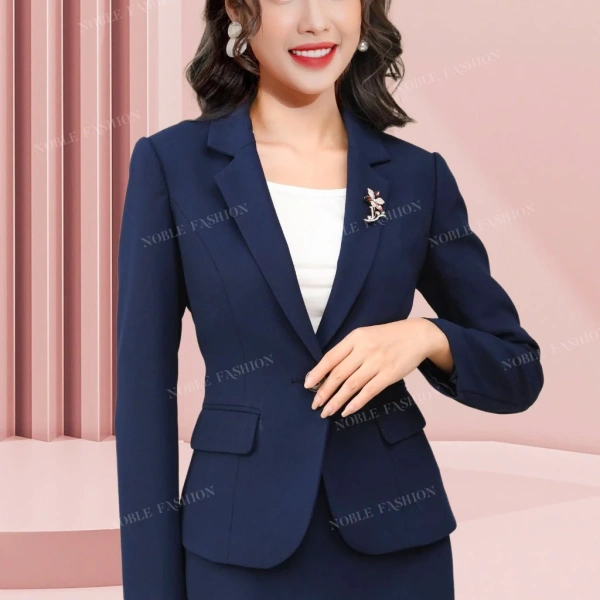 Áo vest nữ công sở hai lớp tạo vẻ thanh lịch, nhưng chi tiết khe áo thường gây kẹt giấy tờ trong ngày làm việc - Ảnh 1 Áo vest nữ công sở hai lớp tạo vẻ thanh lịch, nhưng chi tiết khe áo thường gây kẹt giấy tờ trong ngày làm việc - Ảnh 1