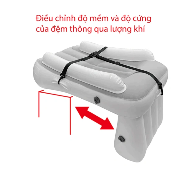 Khi xả khí và gập lại, nên đảm bảo rằng không có vật cứng nào mắc vào các góc của đệm. (Ảnh 5)