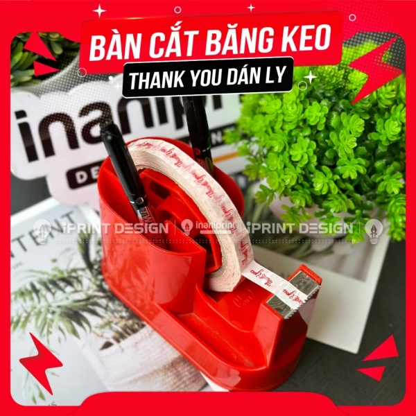Bàn cắt băng keo nhỏ thực tế giúp giảm lãng phí và cải thiện thói quen dán ly hằng ngày - Ảnh 1