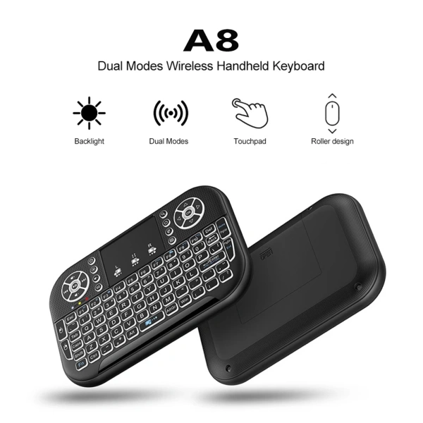 Nếu bạn chủ yếu dùng TV Box để xem video, nhập từ khóa tìm kiếm, một bàn phím với chuột cảm ứng cơ bản và chế độ Bluetooth sẽ đáp ứng tốt. (Ảnh 4)