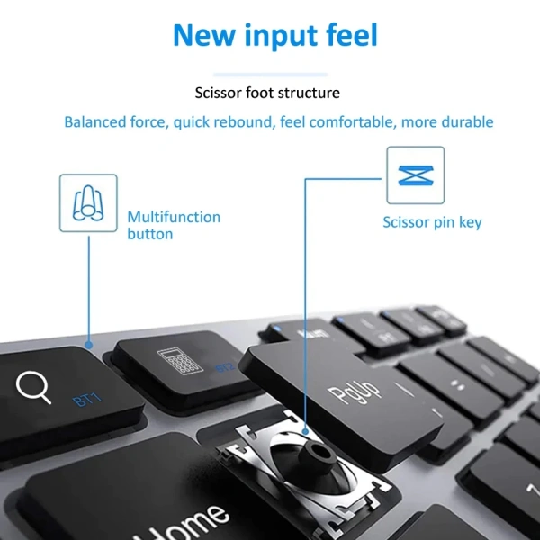 Trong quá trình khảo sát, 2.4G Bluetooth Number Pad nổi bật nhờ độ mỏng vừa phải và tính năng đa nền tảng. (Ảnh 4)