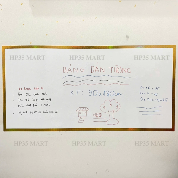 Bảng decal dán tường viết bút lông thường hứa hẹn độ bền lâu, nhưng thực tế màu bút nhanh phai sau vài tuần - Ảnh 4