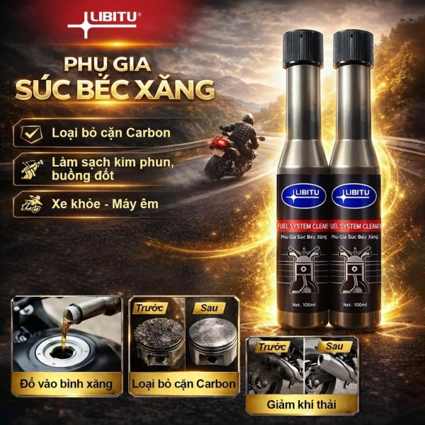 Bảo dưỡng động cơ xe máy bằng dung dịch vệ sinh kim phun và buồng đốt: thực tế hiệu quả sau vài tuần sử dụng - Ảnh 1