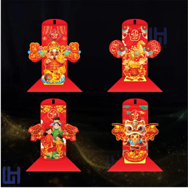Bao lì xì, hay còn gọi là phong bao đỏ, đã trở thành một biểu tượng không thể thiếu trong các ngày Tết của người Việt. (Ảnh 2)