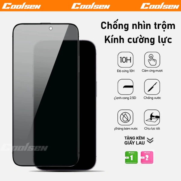 Kính chống nhìn trộm (privacy screen) được thiết kế dựa trên công nghệ lưới ví phân hoặc chất liệu phản quang để hạn chế góc nhìn từ phía bên cạnh. (Ảnh 2) Kính chống nhìn trộm (privacy screen) được thiết kế dựa trên công nghệ lưới ví phân hoặc chất liệu phản quang để hạn chế góc nhìn từ phía bên cạnh. (Ảnh 2)