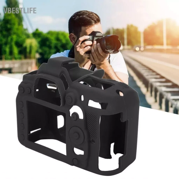 Trong danh sách các sản phẩm bảo vệ DSLR hiện nay, VBESTLIFE Vỏ bảo vệ máy ảnh Nikon D7000 bằng silicon mềm nổi bật bởi thiết kế vừa vặn, tính năng đa dạng và mức giá hợp lý. (Ảnh 4)