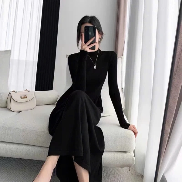 Bất ngờ khi chiếc váy bầu dài tay mùa thu đông vừa ấm áp vừa giữ dáng, thay đổi cách nhìn về thời trang công sở - Ảnh 5