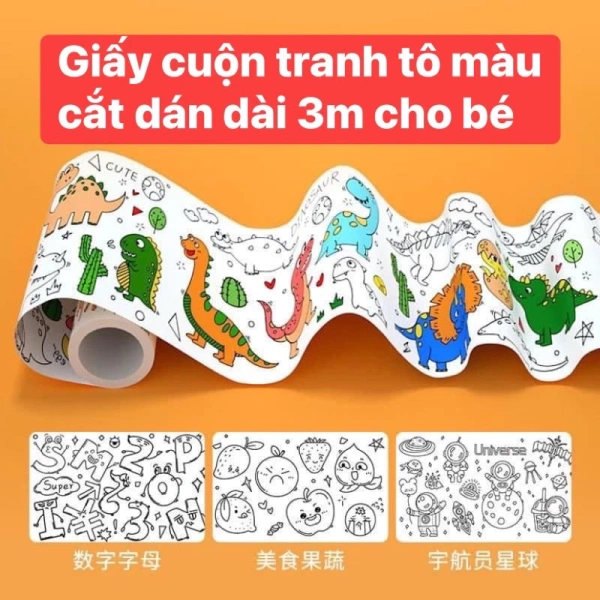 Bất ngờ khi con khám phá cuộn tranh tô màu khổng lồ: niềm vui kéo dài nhưng lại chiếm nhiều không gian hơn dự đoán - Ảnh 3