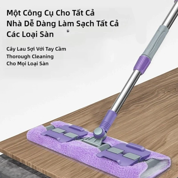 Những yếu tố này trực tiếp “đánh bại” những bất tiện thường gặp khi tự làm giẻ lau, giúp người dùng không phải lo lắng về việc giặt vải thường xuyên, vì vải được cố định mạnh mẽ và có khả năng thay thế nhanh chóng nếu cần. (Ảnh 3)