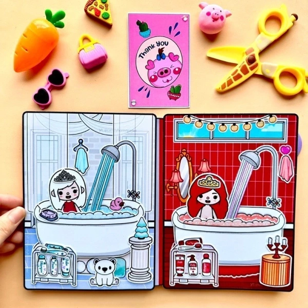 Một trong những sản phẩm được đánh giá cao hiện nay là Toka Mô Hình Búp Bê Kuromi – Ngôi nhà giấy mini. (Ảnh 4)