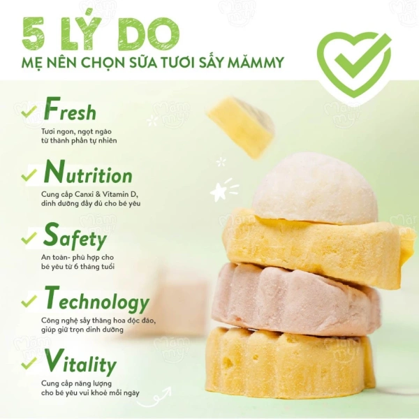 Trong quá trình tìm kiếm các sản phẩm đáp ứng đầy đủ tiêu chí đã nêu ở trên, Sữa Tươi Sấy Mămmy Thơm Ngon Cho Bé Từ 6 Tháng Tuổi xuất hiện như một lựa chọn phù hợp. (Ảnh 4)