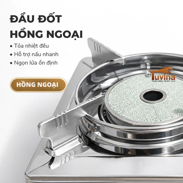 Một trong những mẫu bếp ga mini được nhiều người dùng đánh giá cao hiện nay là Bếp Ga Mini Hồng Ngoại Namilux PM1817AS Inox. (Ảnh 4)